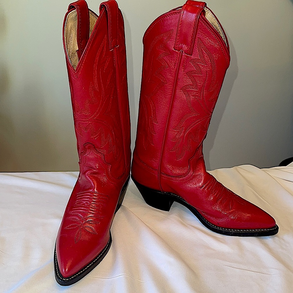 Authentic Leather Justin Cowboy Boots *Like New*